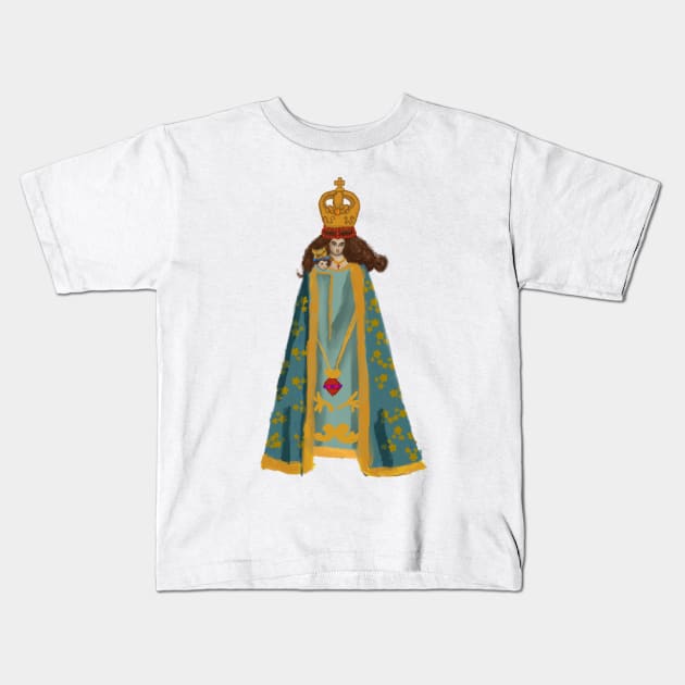 Queen of Heaven. Kids T-Shirt by HappyRandomArt